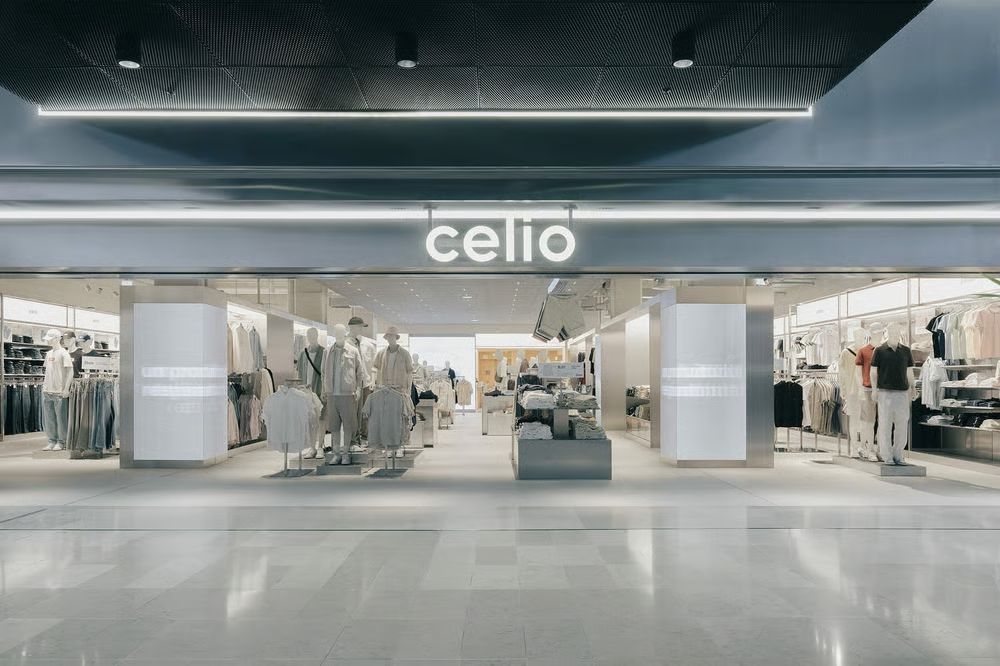 Entrada a una tienda Celio