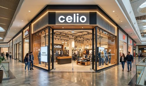 Entrada a una tienda Celio