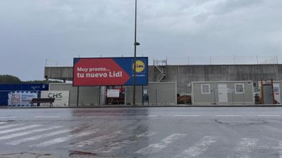Las obras de Lidl en La Bañeza