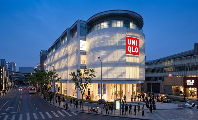 Fachada de tienda Uniqlo