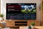 Una Smart TV con el canal SportsGrid Network