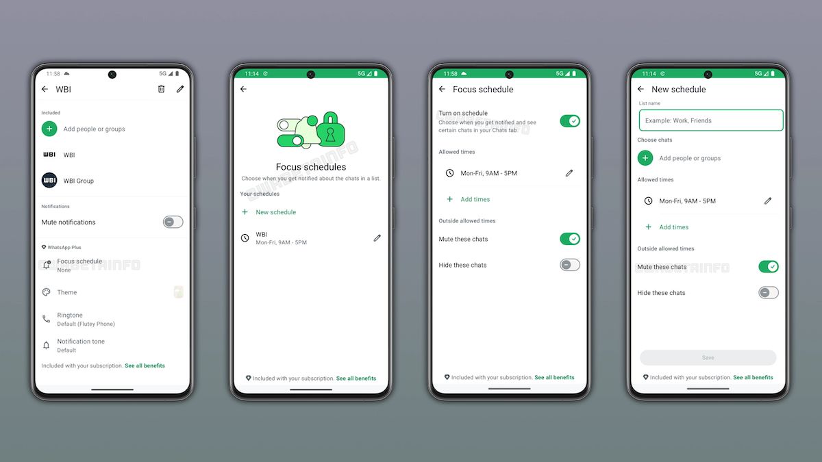 Nuevos horarios de notificaciones en WhatsApp