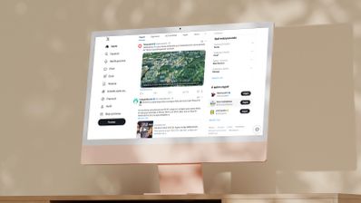 Web de X (Twitter) en Mac, mostrando el agresivo algoritmo