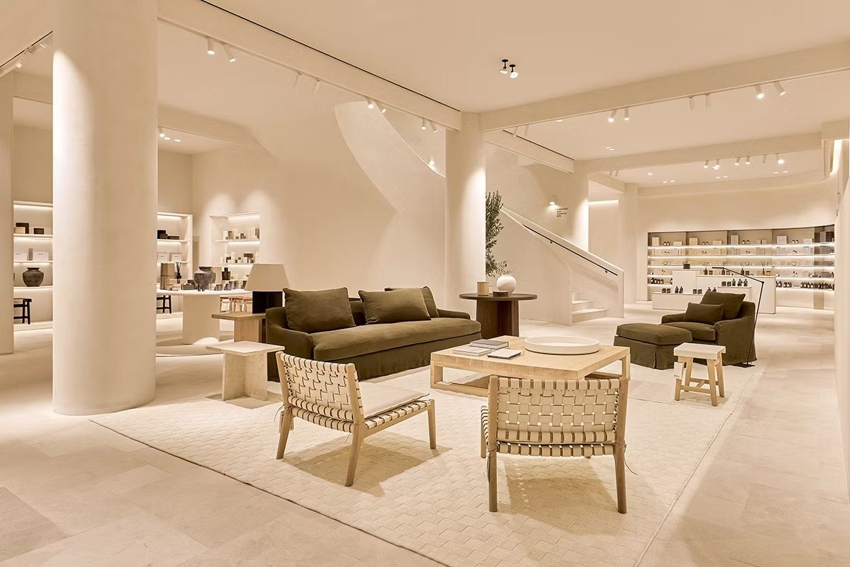 Interior de una tienda Zara Home