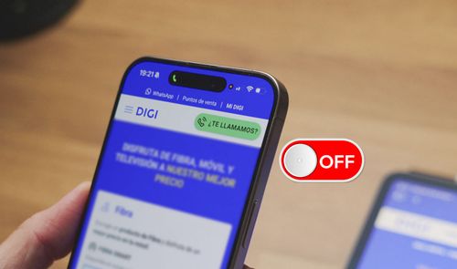 móvil con línea de Digi