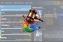 Interfaz de la aplicación TDT Spain superpuesta con un martillo judicial golpeando el logotipo de Google.