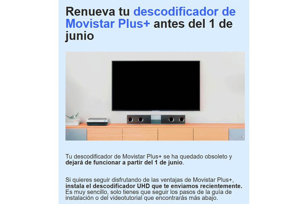aviso deco HD movistar
