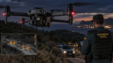 Estos son los nuevos ojos de la Guardia Civil: drones que ven de noche, detectan personas y tienen conexión 4G
