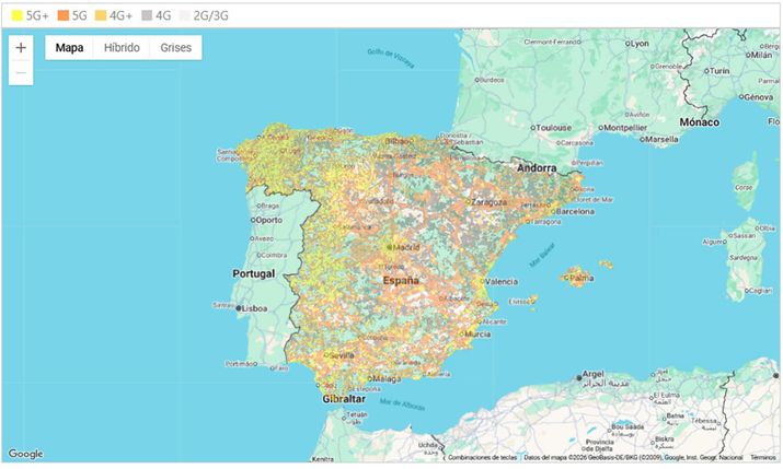 cobertura 5G+ Orange