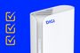 Router TP-Link XGB430v de color blanco con el logotipo de DIGI sobre un fondo azul con iconos de verificación.