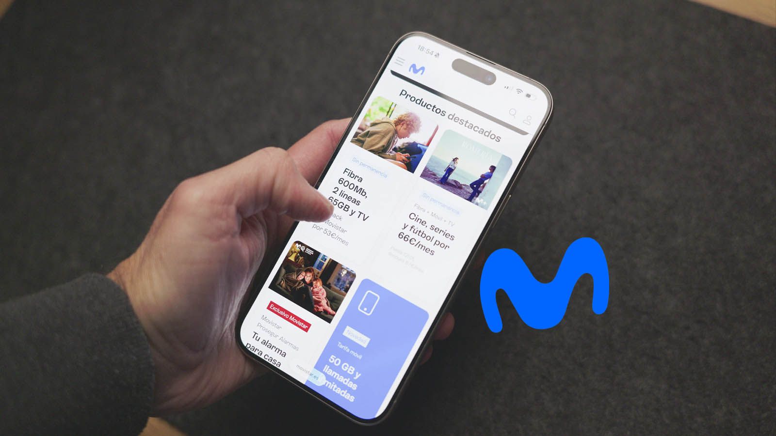 móvil en la web de Movistar