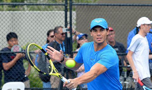 Rafa Nadal en un partido