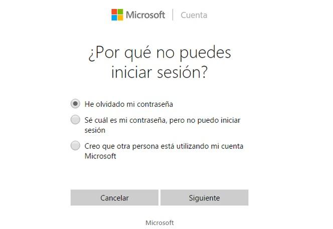 recuperar contraseña Windows 10