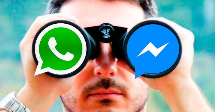 whatsapp y facebook messenger