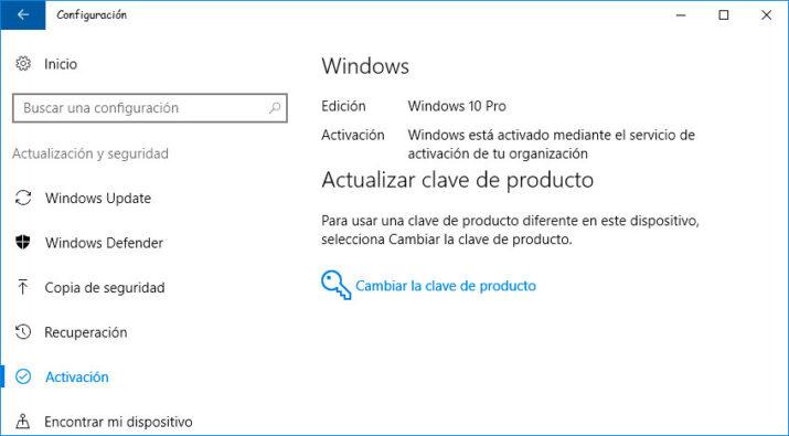 clave de producto windows 10 pro n 64 bits
