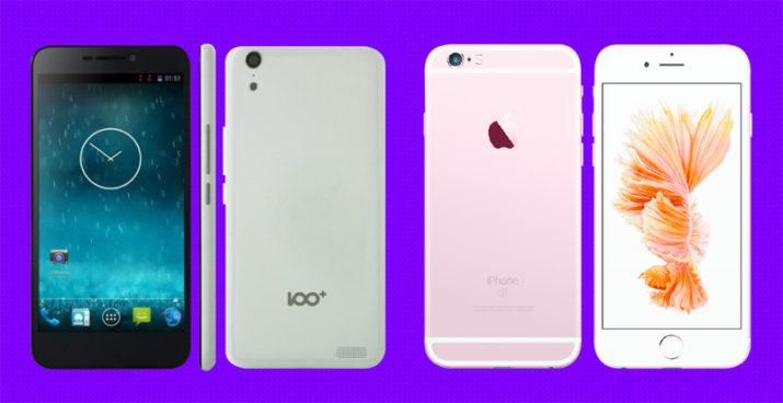 iPhone6 vs100C