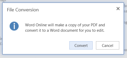PDF a word office online