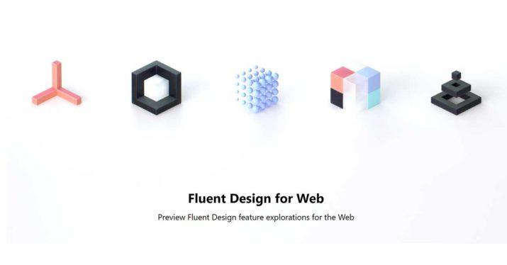 windows 10 fluent design web