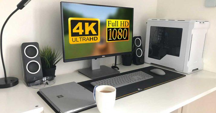 4k monitor full hd 1080p