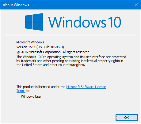 Windows 10 1511 creators update