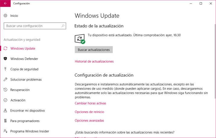 actualizar a Windows 10 Fall Creators Update