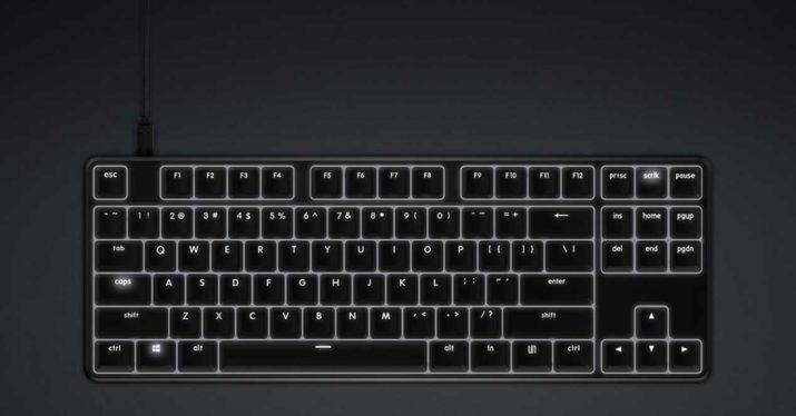 teclado xiaomi mecanico retroiluminado