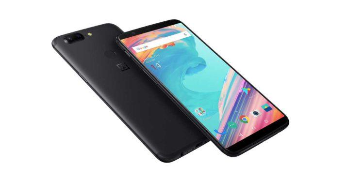 oneplus 5t trasera y frontal