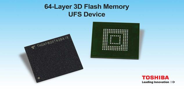 toshiba memoria 3d nand flash móviles