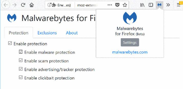 Malwarebytes Firefox