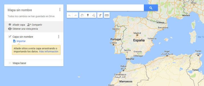mapa personalizado Google Maps