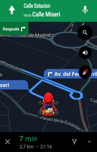 Marioa Kart Google Maps