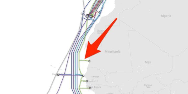mauritania cables submarinos