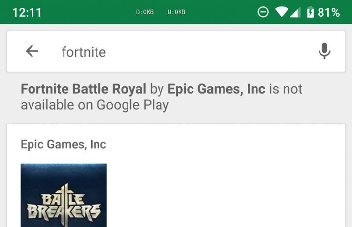 Android Fortnite