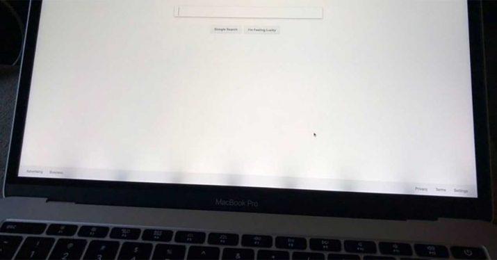 macbook pro problema pantalla