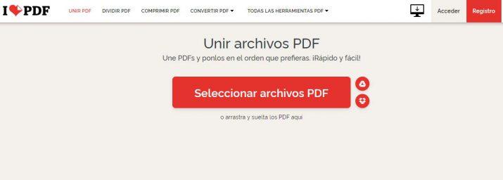 unir varios PDF