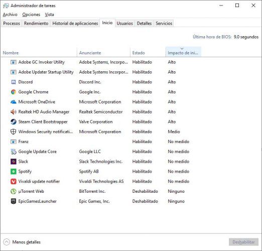 Cómo quitar programas del Inicio de Windows para que arranque más rápido