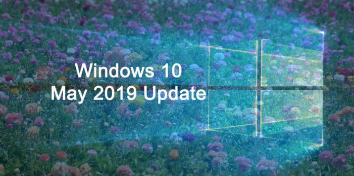 Windows 10 Mayo 2019