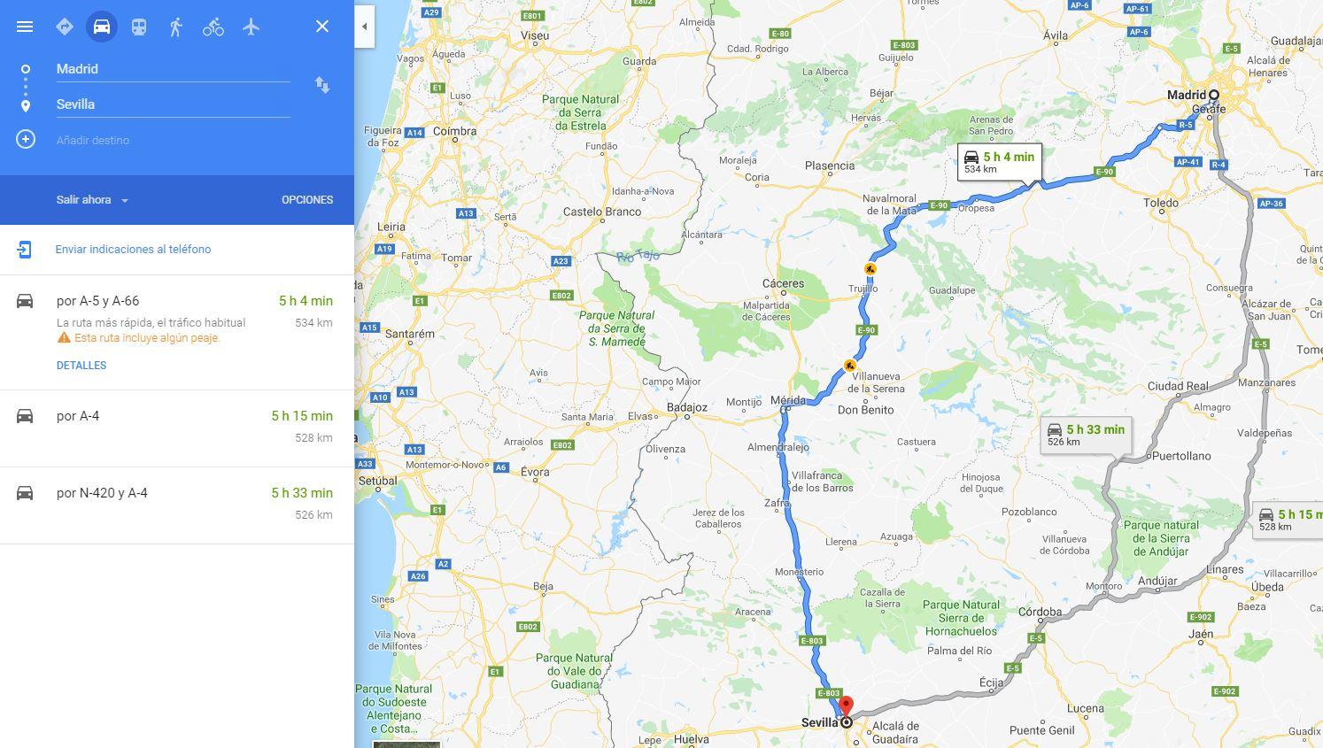 borroso nuez igualdad Cómo crear rutas en Google Maps - Calcular la ruta en coche, a pie, etc