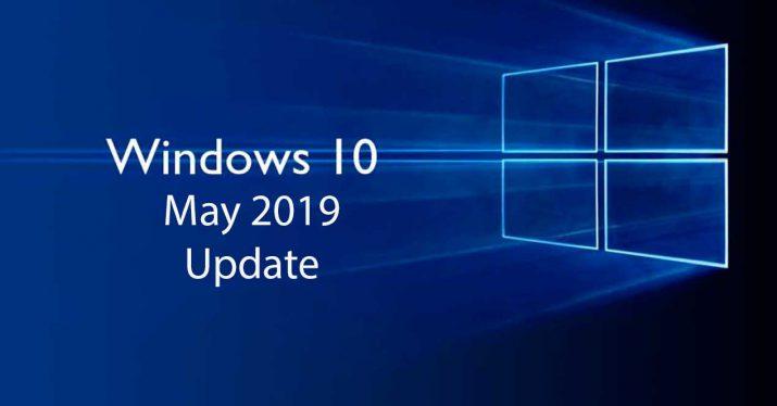 windows 10 may 2019 update