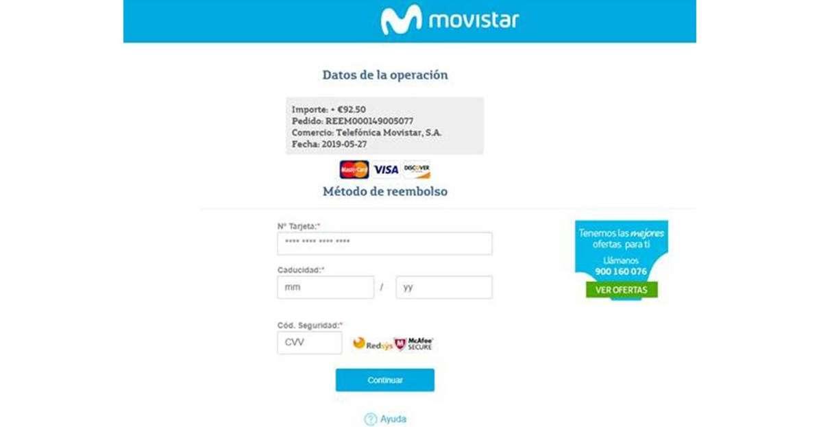 movistar phishing