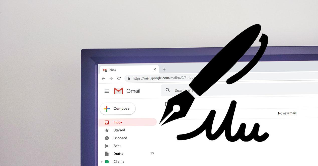 Configurar firma en Gmail con imágenes y URL