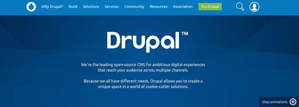 Web de Drupal