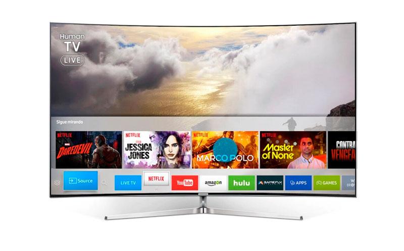 Smart TV de Samsung conectado a Internet