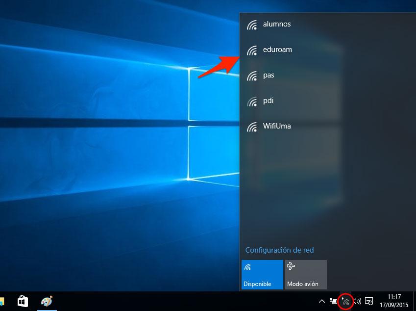Conectar Windows 10 a Eduroam