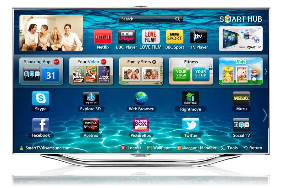 Software de Smart TV Samsung