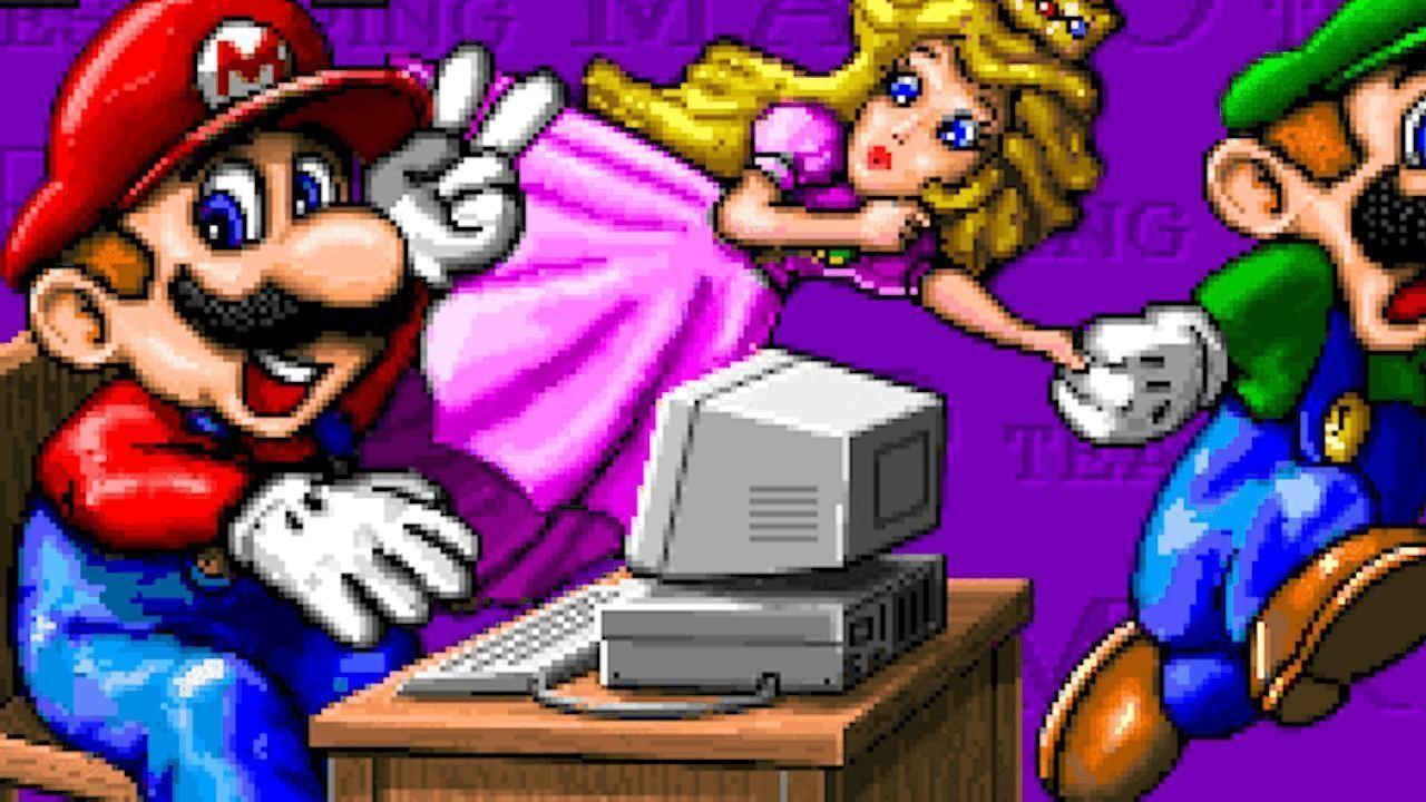 Mario Typing - Mario time's Machine - juegos gratis MS-DOS