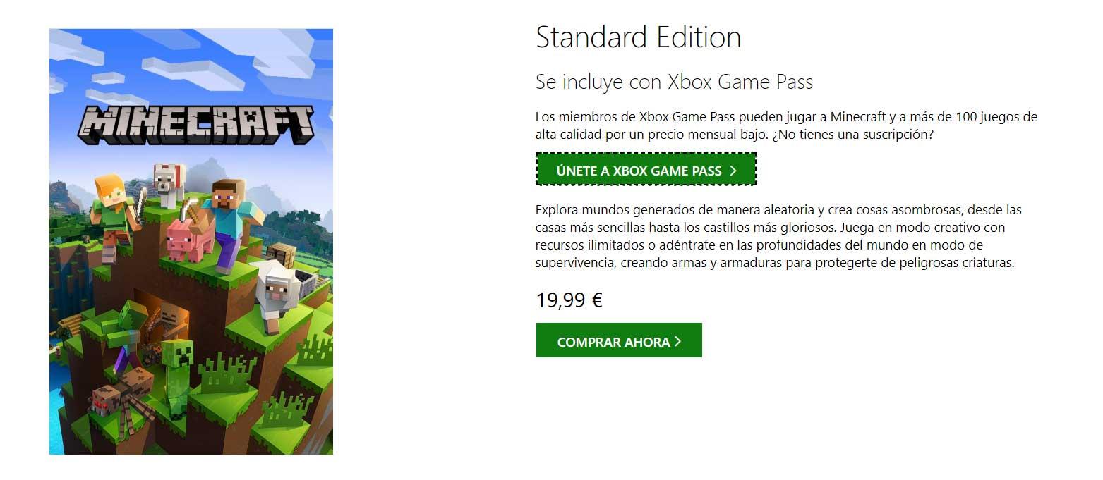 Descargar Minecraft para Xbox