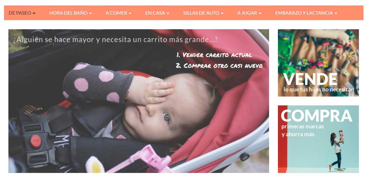 Second Baby - Mejores webs para vender ropa