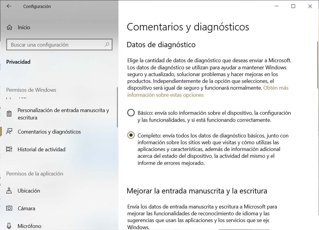 diagnostico Windows 10
