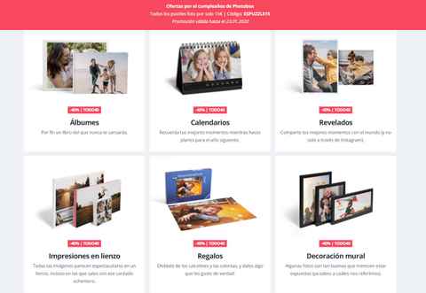 Imprimir fotos online: Las mejores webs para revelar fotos y precios
